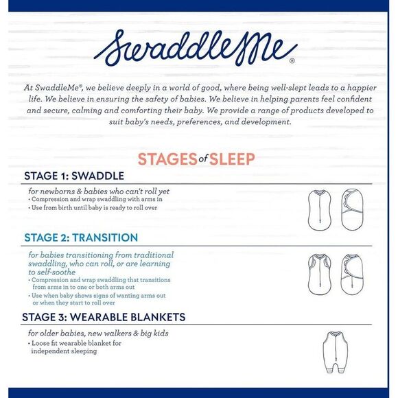 SwaddleMe Arms Free Convertible Swaddle – Size Extra Large, 6-9 Months, 1-Pack - Picture 10 of 11